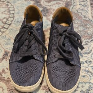 Lucky Brand Navy Knit Sneakers